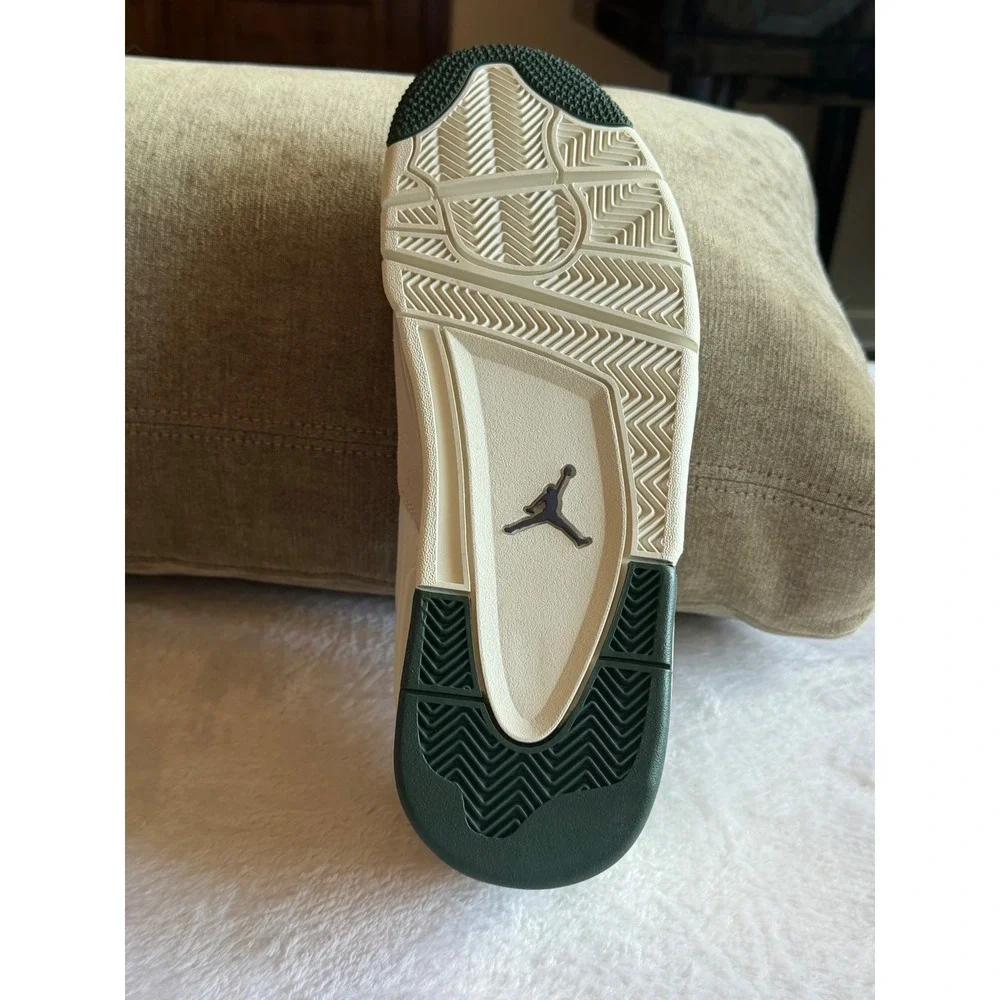 Air Jordan 4 RM Light Cream Midnight Green FQ7939-105 Mens Size 11.5 Low Sneaker